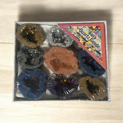 Quartz Geode Set - Overige Edelsteensoorten - Spiritueelboek.nl