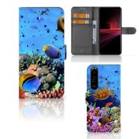 Sony Xperia 1 III | Telefoonhoesje | Met pasjeshouder | Vissen