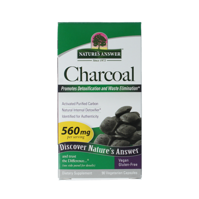 Natures Answer Charcoal activated 90 Capsules Natures Answer Charcoal activated 90 Capsules