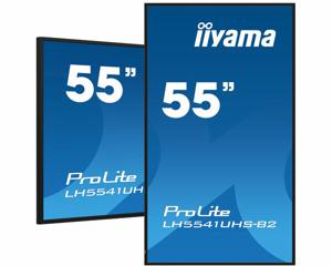 iiyama LH5541UHS-B2 beeldkrant Kiosk-ontwerp 138,7 cm (54.6") LCD 500 cd/m² 4K Ultra HD Zwart Type processor 18/7