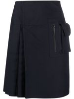 STYLAND x notRainProof multi-pocket wrap skirt - Bleu - thumbnail