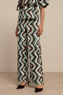 Marilon zigzag trousers - multi color - 13551