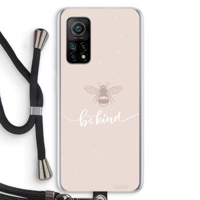 Be(e) kind: Xiaomi Mi 10T 5G Transparant Hoesje met koord