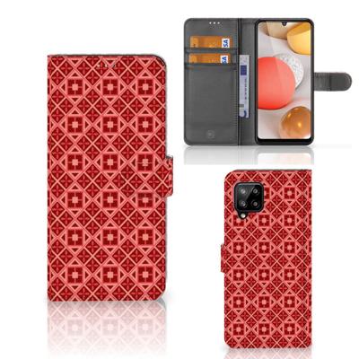 Samsung Galaxy A42 5G | Telefoon Hoesje | Batik Rood