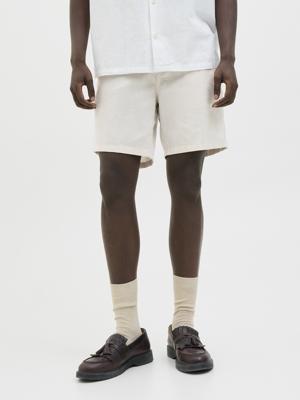 Jack & Jones Jpstace Summer Linen Blend Short Reg Sn Korte Broeken Feather Gray