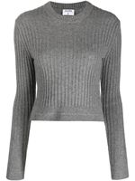 Filippa K sweat en laine à col rond - Gris - thumbnail