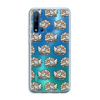 Slapende poes: Huawei P20 Lite (2019) Transparant Hoesje