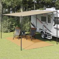 Tenttapijt 250x350 cm HDPE zandkleurig