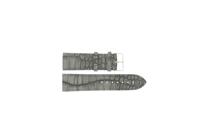 Horlogeband Universeel 1261.07.24 Leder Grijs 24mm