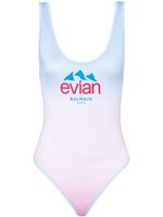 Balmain x Evian maillot de bain à effet dégradé - Rose