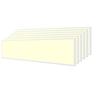 LED Paneel 30x120 6 Pack - Velvalux Lumis - LED Paneel Systeemplafond - Warm Wit 3000K - 40W - Inbouw - Rechthoek - Wit