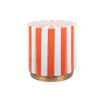 Leitmotiv - Kruk Candy Swirl - Bright orange & white