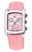 Horlogeband Lotus 15276/B Leder Roze