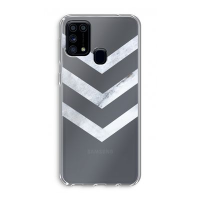 Marmeren pijlen: Samsung Galaxy M31 Transparant Hoesje
