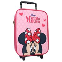Vadobag Minnie Mouse Star of the Show reiskoffer/trolley - roze - 42 x 32 x 11 cm