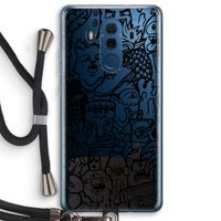 Vexx Black Mixtape: Huawei Mate 10 Pro Transparant Hoesje met koord