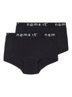 Name it winter ondergoed meisjes - zwart - 2p hipster - NkfHipster