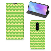 Xiaomi Redmi K20 Pro Hoesje met Magneet Waves Green