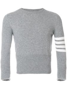 Thom Browne pull 4-Bar en cachemire - Gris