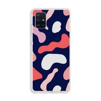 Memphis Shapes Pink: Galaxy A51 4G Transparant Hoesje