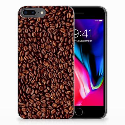 Apple iPhone 7 Plus | 8 Plus | Siliconen Case | Koffiebonen