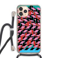 Skew Blush 2: iPhone 11 Pro Max Transparant Hoesje met koord