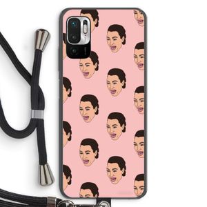 Ugly Cry Call: Xiaomi Redmi Note 10 5G Transparant Hoesje met koord