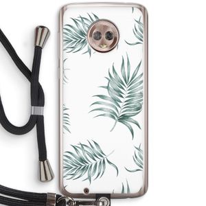 Simple leaves: Motorola Moto G6 Transparant Hoesje met koord