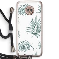 Simple leaves: Motorola Moto G6 Transparant Hoesje met koord