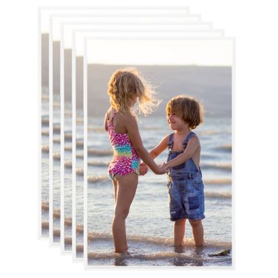 VidaXL Fotolijsten 5 st voor wand of tafel 13x18 cm mdf wit