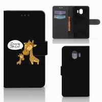 Samsung Galaxy J4 2018 Leuk Hoesje Giraffe - thumbnail