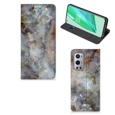 OnePlus 9 Pro | Standcase | Marmer Grijs