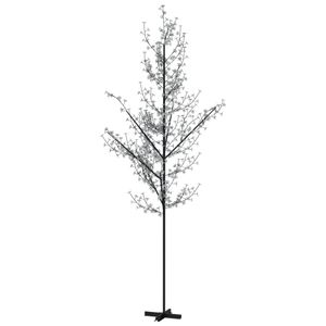 The Living Store LED-Boom Kersenbloesem 60 x 60 x 400 cm - 672 LEDs - Stabiele Basis - Verstelbare Takken