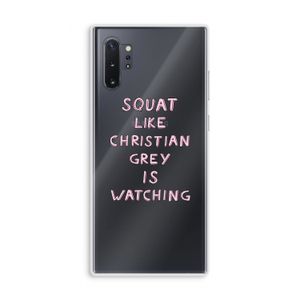 Christian Grey: Samsung Galaxy Note 10 Plus Transparant Hoesje