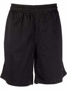 Stüssy short de sport à logo imprimé - Noir