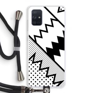 Pop Art #5: Samsung Galaxy A71 Transparant Hoesje met koord