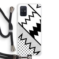 Pop Art #5: Samsung Galaxy A71 Transparant Hoesje met koord