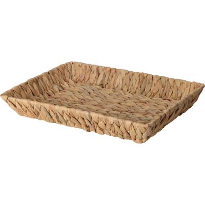 Broodmand - gevlochten riet - naturel - 38 x 28 x 6 cm
