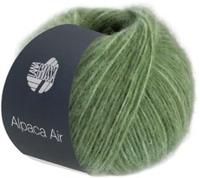 Lana Grossa Alpaca Air 014 Grijsgroen