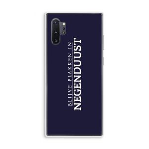 Blijve plakken in Negenduust: Samsung Galaxy Note 10 Plus Transparant Hoesje