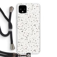 Terrazzo N°14: Pixel 4 XL Transparant Hoesje met koord
