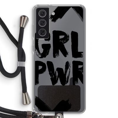 Girl Power #2: Samsung Galaxy S21 FE Transparant Hoesje met koord