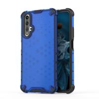 Schokbestendige honingraat PC + TPU Case voor Huaiwei Honor 20 (blauw)