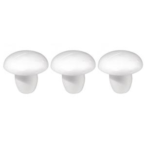Rayher hobby DIY piepschuim paddestoel - 3x - 13 cm - wit - Knutselen - materialen