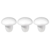 Rayher hobby DIY piepschuim paddestoel - 3x - 13 cm - wit - Knutselen - materialen