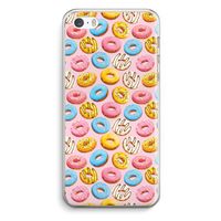 Pink donuts: iPhone 5 / 5S / SE Transparant Hoesje