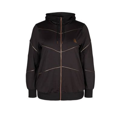 ACTIVE By Zizzi Plus Size sportjack zwart ACTIVE By Zizzi Plus Size sportjack zwart