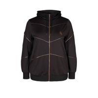 ACTIVE By Zizzi Plus Size sportjack zwart - thumbnail