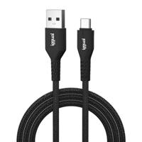 Kabel USB A naar USB-C iggual IGG319888 Zwart