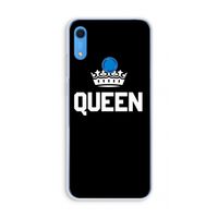 Queen zwart: Huawei Y6s Transparant Hoesje